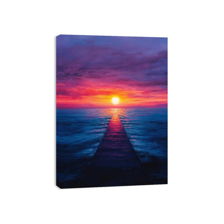 Jetty Canvas Painting 