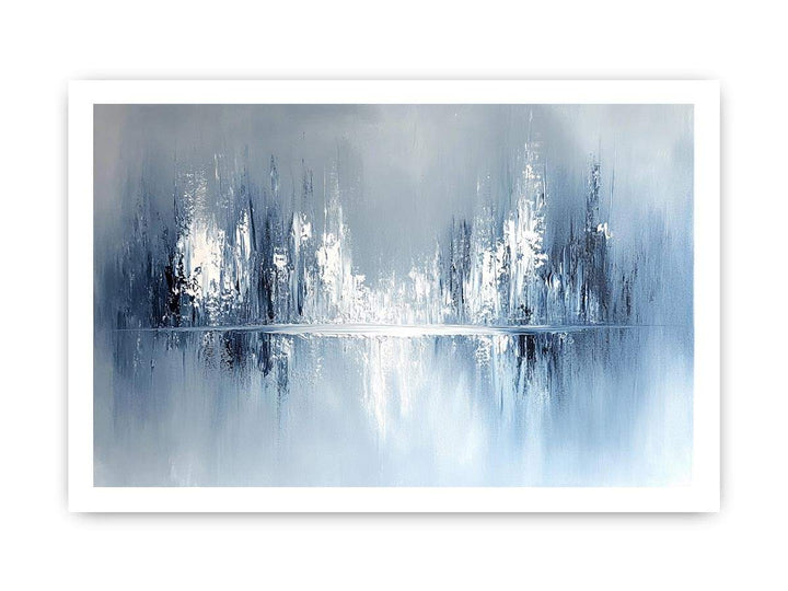 Shades Of White Canvas Painting 