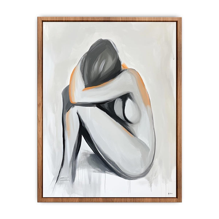 Shades Of Grey Canvas Painting 