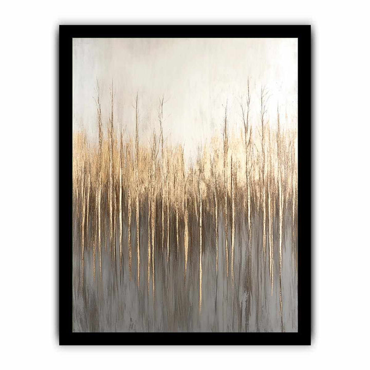 Silver Gold Canvas Painting 