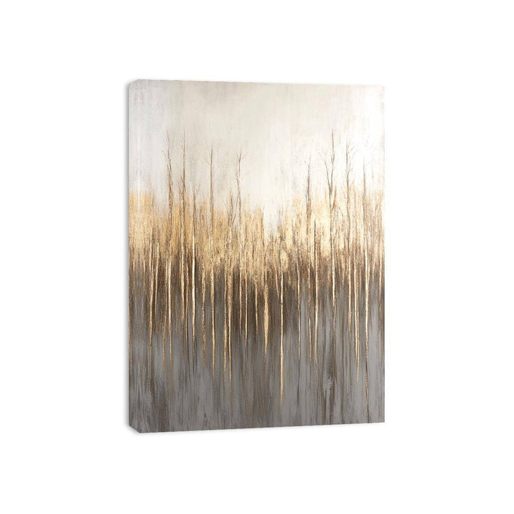 Silver Gold Canvas Painting 