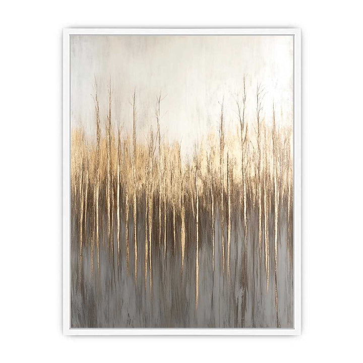 Silver Gold Canvas Painting 