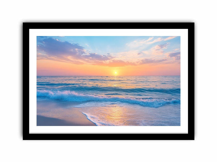 Serene Sea III Canvas Painting 