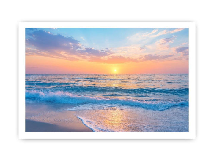 Serene Sea III Canvas Painting 