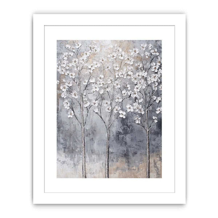 Silver Trees II Canvas Painting 