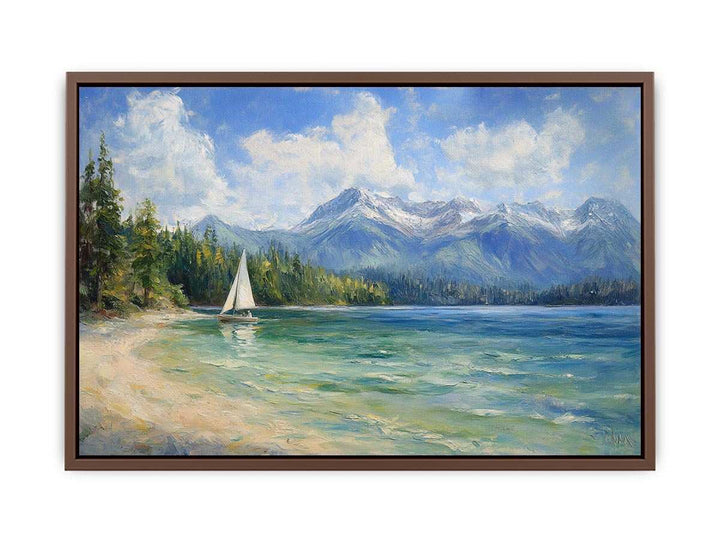 Lakeshore Canvas Painting 