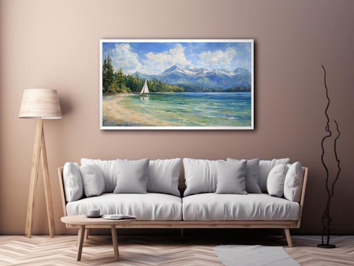 Lakeshore Canvas Painting 