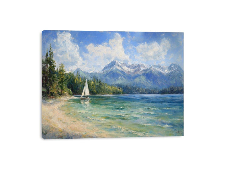 Lakeshore Canvas Painting 