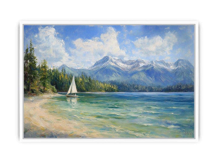 Lakeshore Canvas Painting 