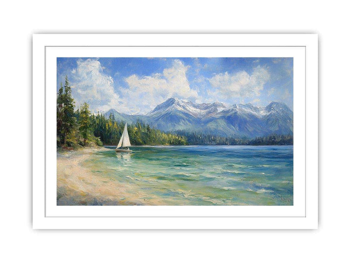 Lakeshore Canvas Painting 