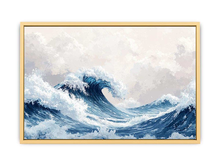 Great Wave Canvas Painting 