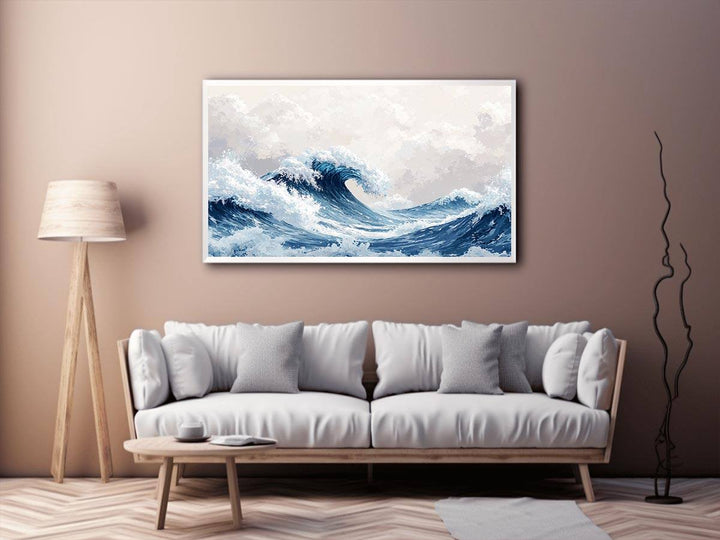 Great Wave Canvas Painting 