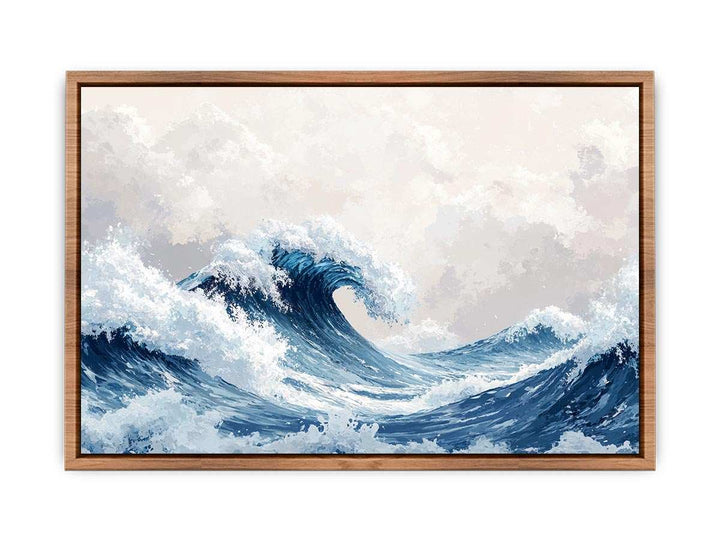 Great Wave Canvas Painting 