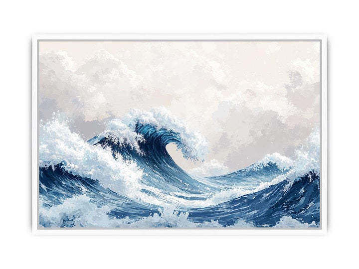 Great Wave Canvas Painting 