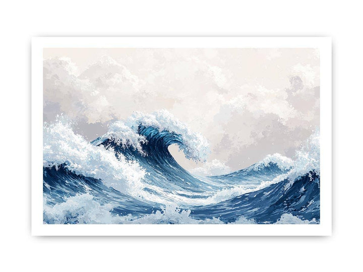 Great Wave Canvas Painting 