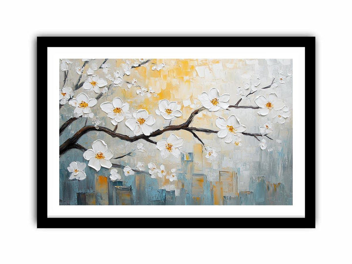 Blooming Canvas Painting 