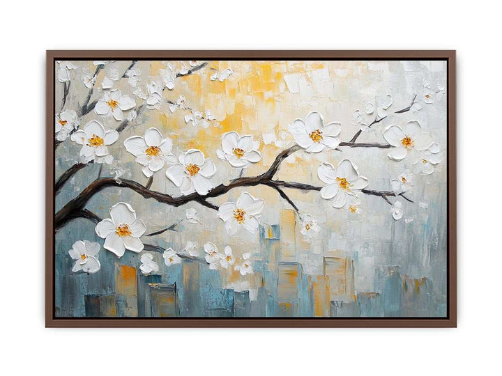 Blooming Canvas Painting 