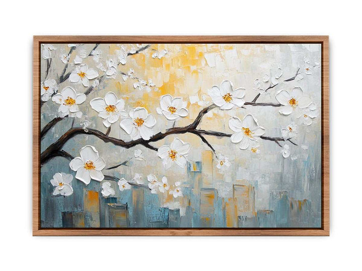 Blooming Canvas Painting 