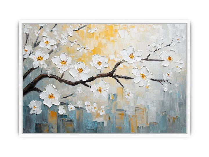 Blooming Canvas Painting 