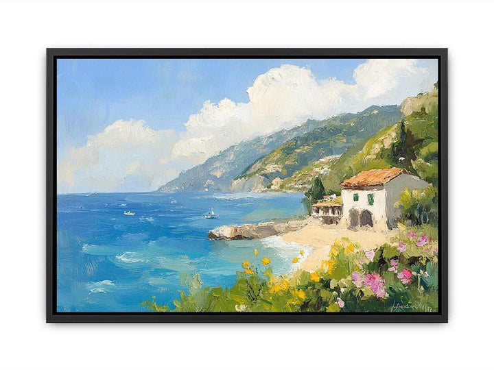 Amalfi Cost II Canvas Painting 