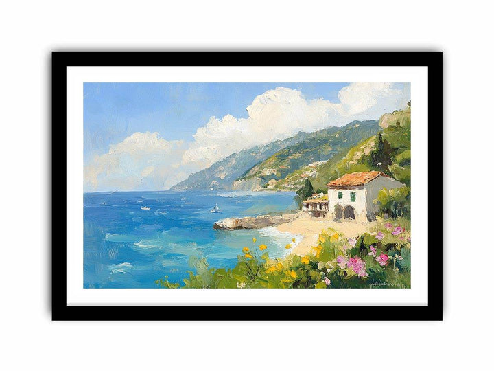 Amalfi Cost II Canvas Painting 