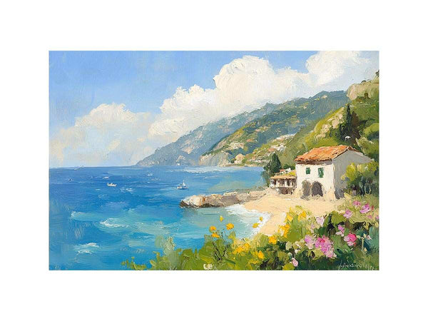 Amalfi Cost II Oil Painting 