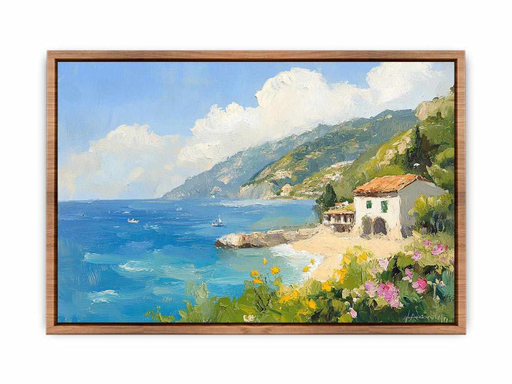 Amalfi Cost II Canvas Painting 