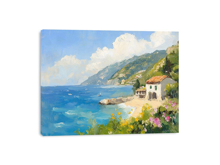 Amalfi Cost II Canvas Painting 