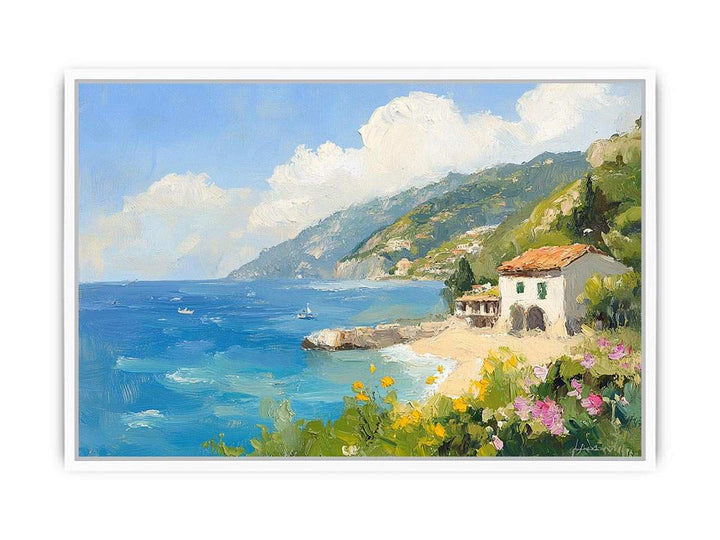 Amalfi Cost II Canvas Painting 