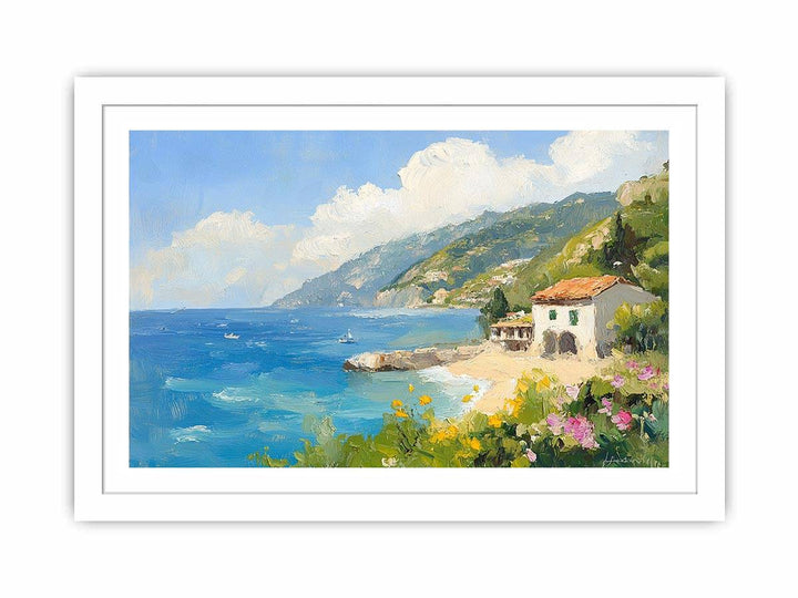 Amalfi Cost II Canvas Painting 