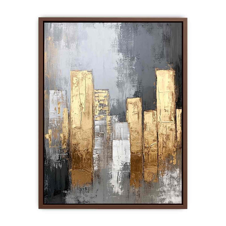 Skyscrapers Canvas Painting 