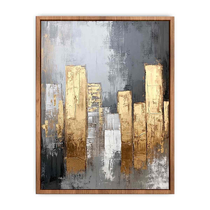 Skyscrapers Canvas Painting 