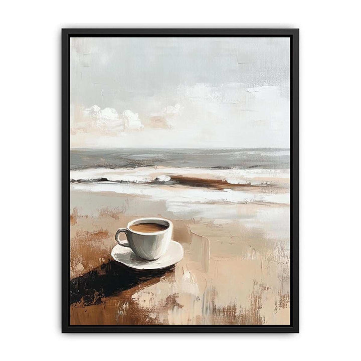 Morning Coffee Canvas Painting 