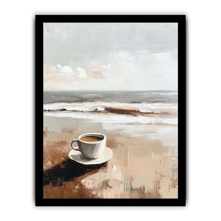 Morning Coffee Canvas Painting 