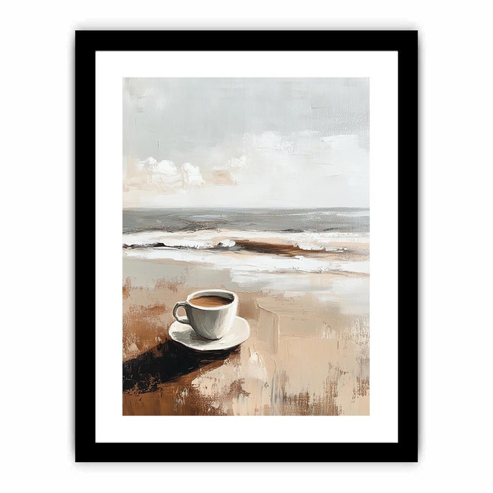 Morning Coffee Canvas Painting 