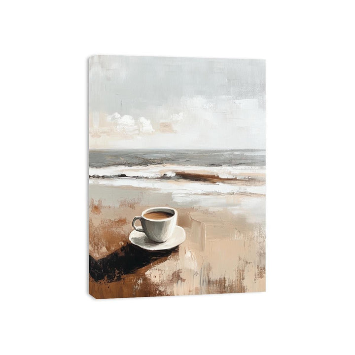 Morning Coffee Canvas Painting 