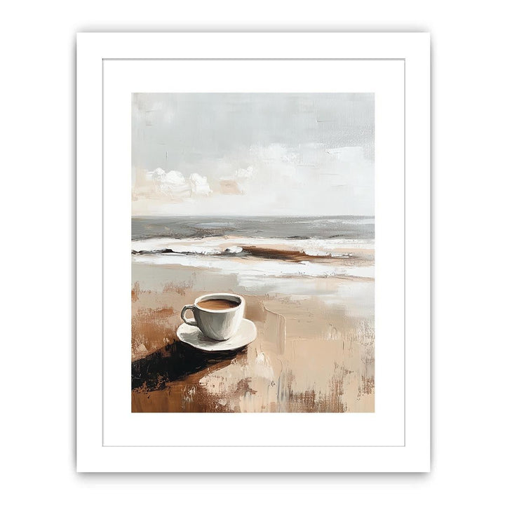 Morning Coffee Canvas Painting 