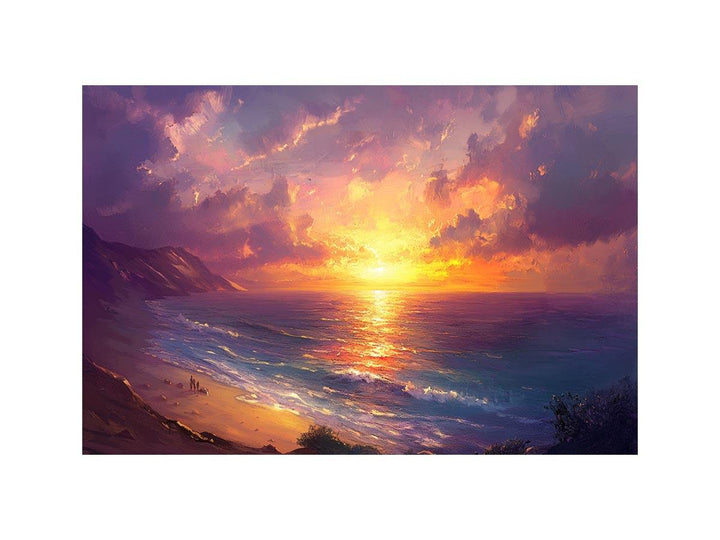 Sunrise Oil Painting 