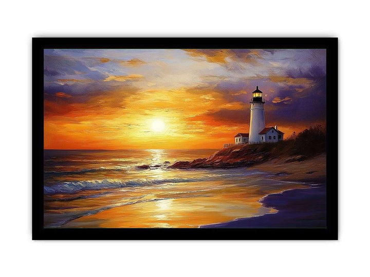 Lighhouse I Canvas Painting 