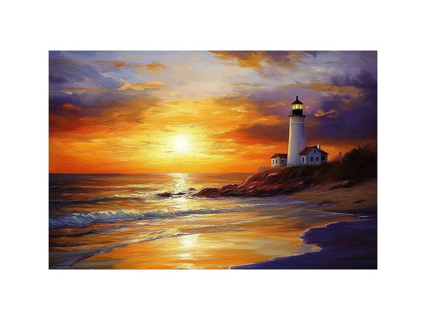 Lighhouse I Oil Painting 