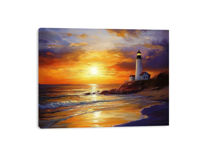 Lighhouse I Canvas Painting 