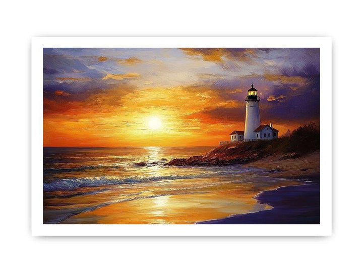 Lighhouse I Canvas Painting 