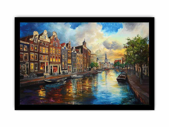 Amsterdam I Canvas Painting 