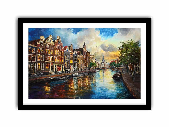 Amsterdam I Canvas Painting 