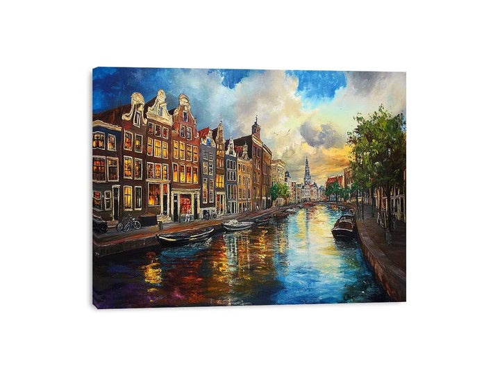 Amsterdam I Canvas Painting 