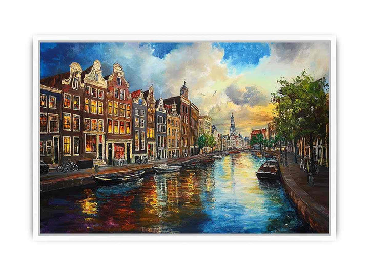 Amsterdam I Canvas Painting 