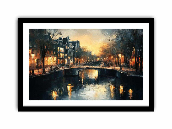 Amsterdam III Canvas Painting 