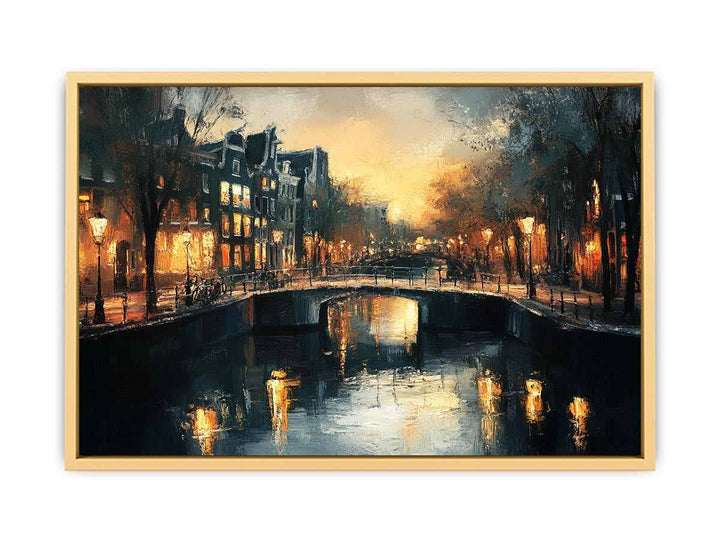 Amsterdam III Canvas Painting 