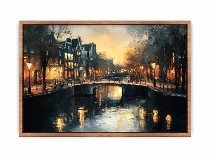 Amsterdam III Canvas Painting 