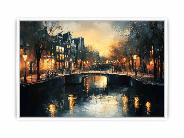 Amsterdam III Canvas Painting 